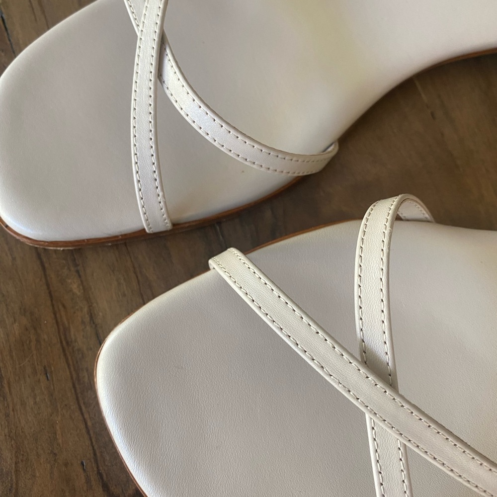 Quince Beige Strappy Sandals - Picture 2 of 5